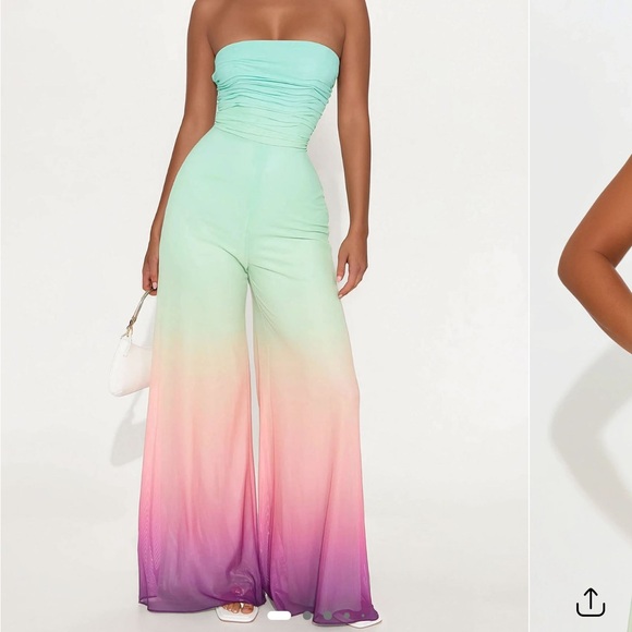 Elegant Ombre Jumpsuit - Picture 11 of 11